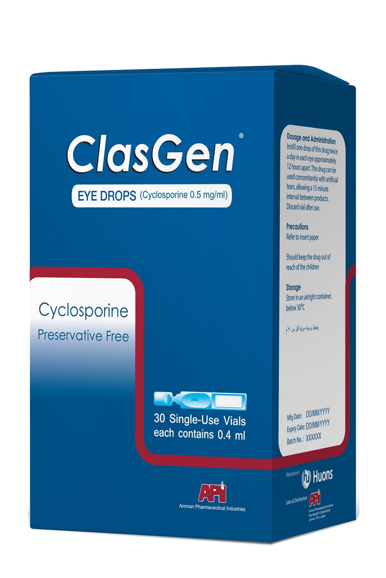 휴온스 안구건조증치료제 ‘클라스젠’ 