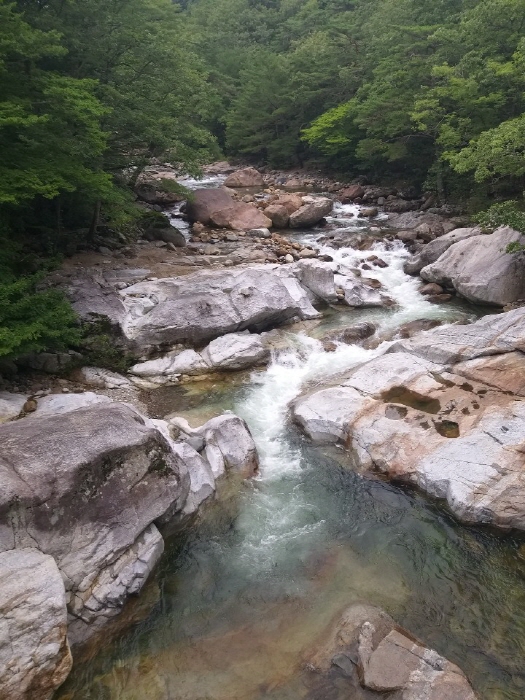 산청 지리산 자락 대원사 계곡