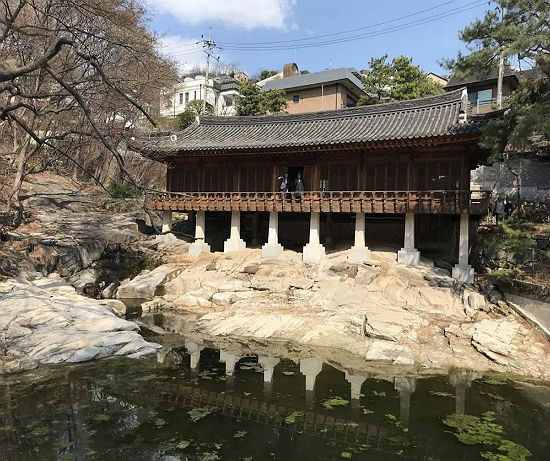 최근 복원된 성락원 송석정(수각정). 자료 출처 서울시
