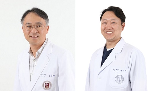 강신혁 고려대 안암병원 신경외과 교수(왼쪽), 정규하 고려대 구로병원 신경외과 교수