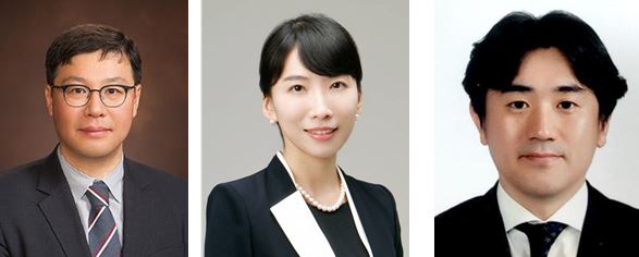 서울대 보라매병원 이진용 공공의학과 교수(왼쪽부터), 박현선 피부과 교수, 고성준 소화기내과 교수