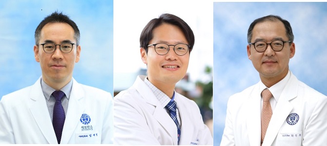 임재열(왼쪽부터)‧박영민 연세대 강남세브란스병원 이비인후과 교수, 최은창 세브란스병원 이비인후과 교수
