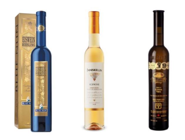 블루넌 아이스바인(왼쪽부터), 이니스킬린 골든 비달, 필리테리 에스테이트 비달